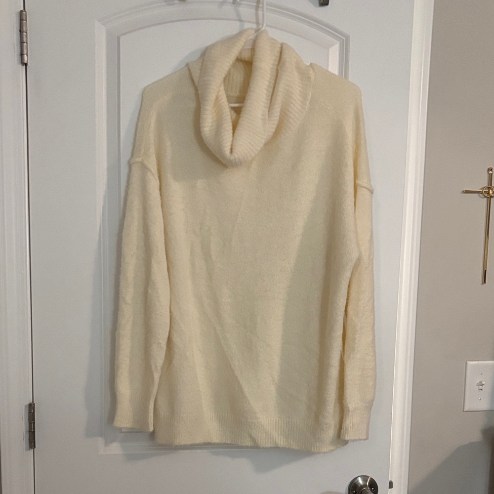 Caslon Cream Cowl Neck Sweater